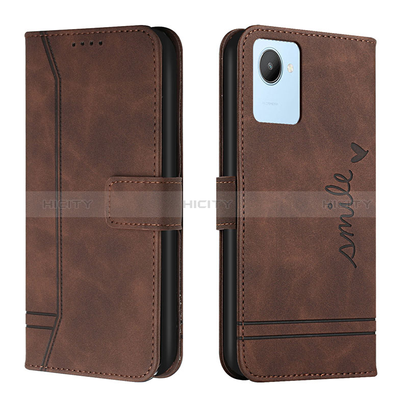 Custodia Portafoglio In Pelle Cover con Supporto H01X per Realme C30