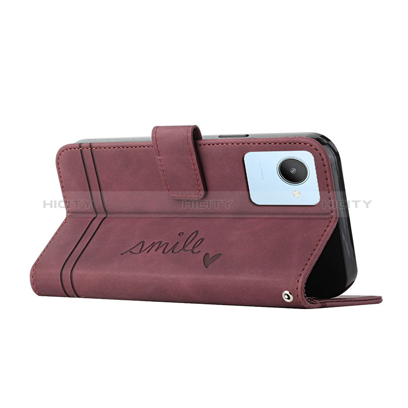 Custodia Portafoglio In Pelle Cover con Supporto H01X per Realme C30s