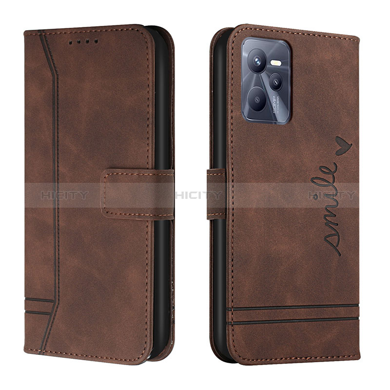 Custodia Portafoglio In Pelle Cover con Supporto H01X per Realme C35