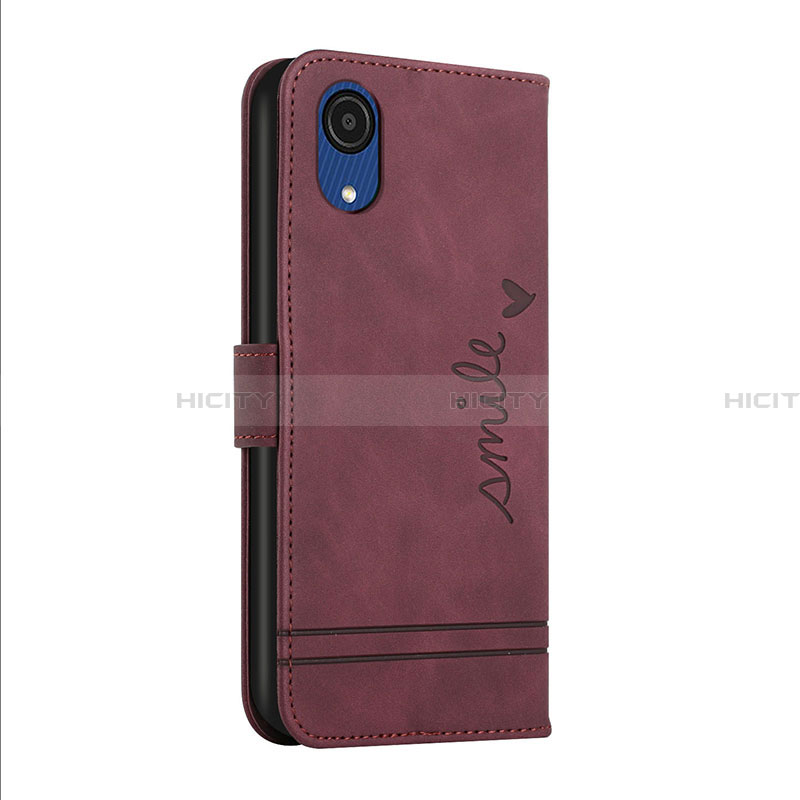 Custodia Portafoglio In Pelle Cover con Supporto H01X per Samsung Galaxy A03 Core