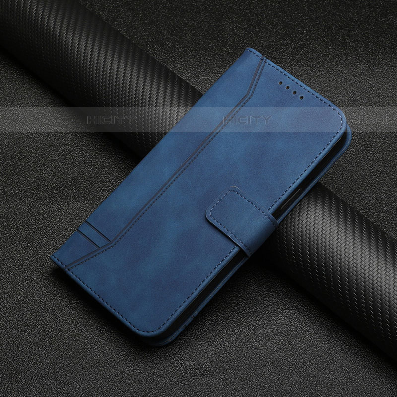 Custodia Portafoglio In Pelle Cover con Supporto H01X per Samsung Galaxy A73 5G Blu