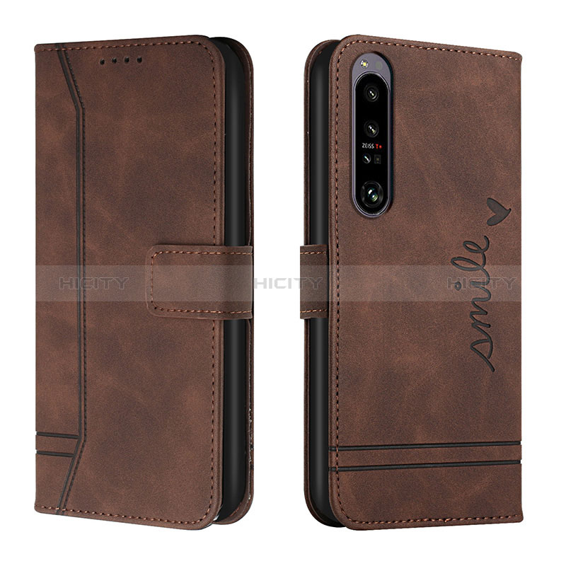 Custodia Portafoglio In Pelle Cover con Supporto H01X per Sony Xperia 1 IV