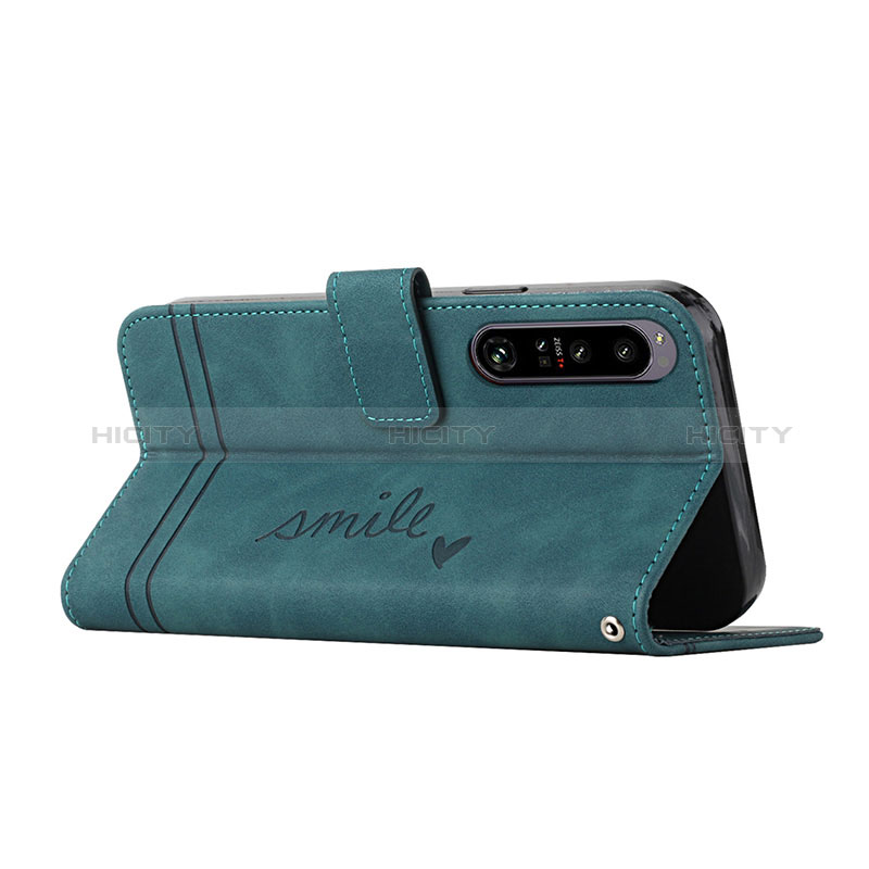 Custodia Portafoglio In Pelle Cover con Supporto H01X per Sony Xperia 1 IV SO-51C