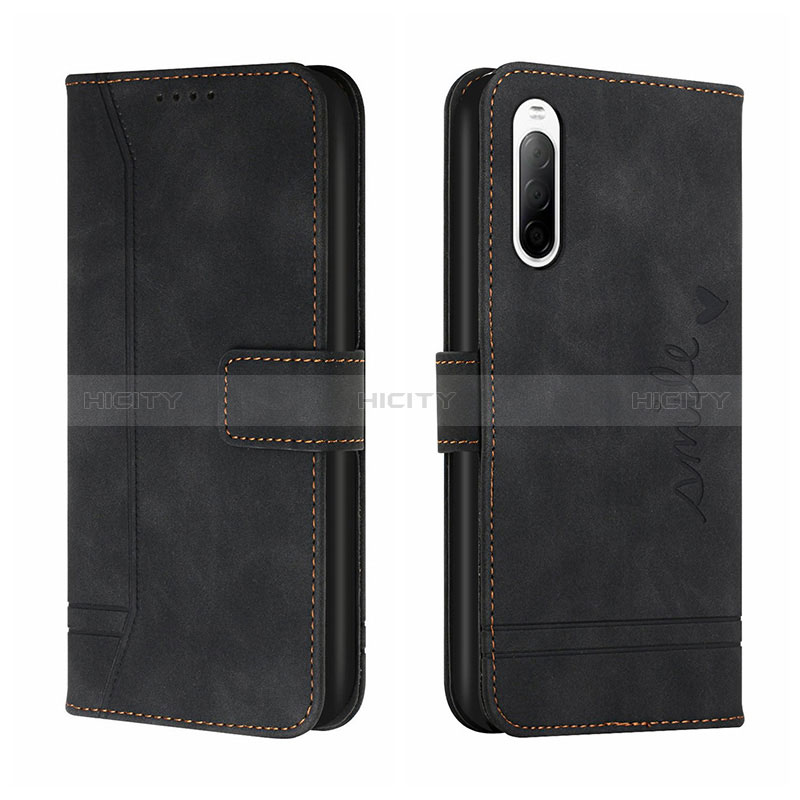 Custodia Portafoglio In Pelle Cover con Supporto H01X per Sony Xperia 10 II