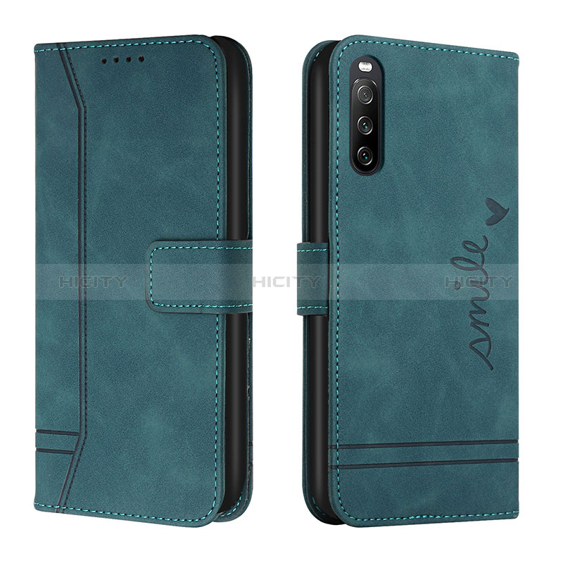 Custodia Portafoglio In Pelle Cover con Supporto H01X per Sony Xperia 10 IV