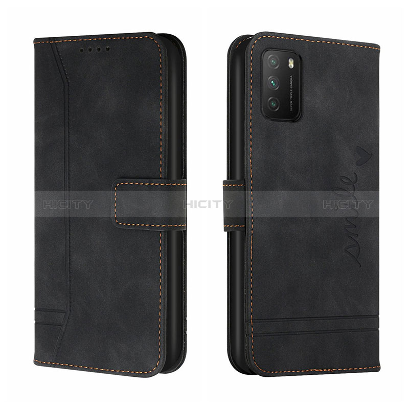 Custodia Portafoglio In Pelle Cover con Supporto H01X per Xiaomi Poco M3