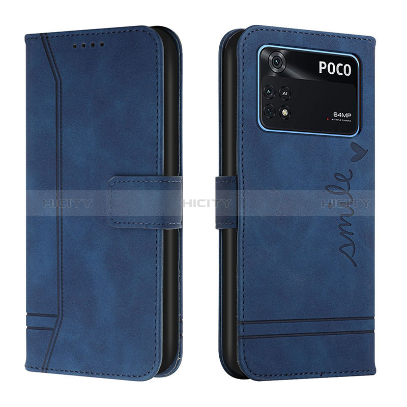 Custodia Portafoglio In Pelle Cover con Supporto H01X per Xiaomi Poco M4 Pro 4G