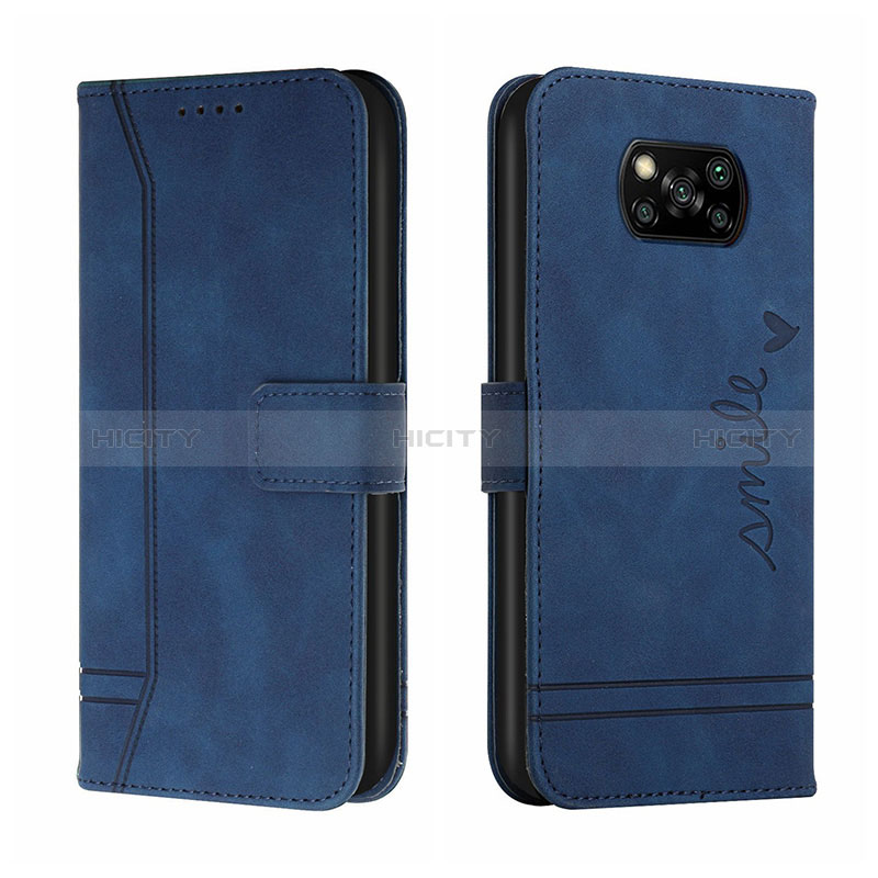 Custodia Portafoglio In Pelle Cover con Supporto H01X per Xiaomi Poco X3