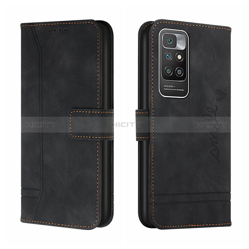 Custodia Portafoglio In Pelle Cover con Supporto H01X per Xiaomi Redmi Note 11 4G (2021) Nero