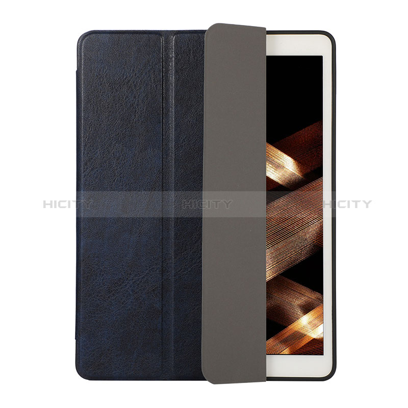 Custodia Portafoglio In Pelle Cover con Supporto H02 per Apple iPad 10.2 (2019) Blu