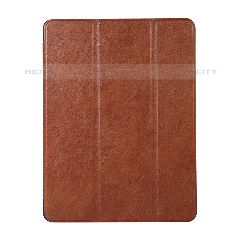 Custodia Portafoglio In Pelle Cover con Supporto H02 per Apple iPad Mini 5 (2019) Marrone