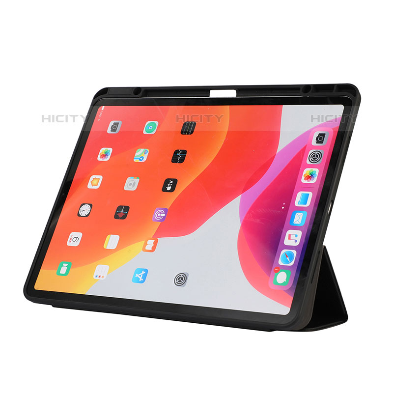 Custodia Portafoglio In Pelle Cover con Supporto H02 per Apple iPad Pro 12.9 (2020)