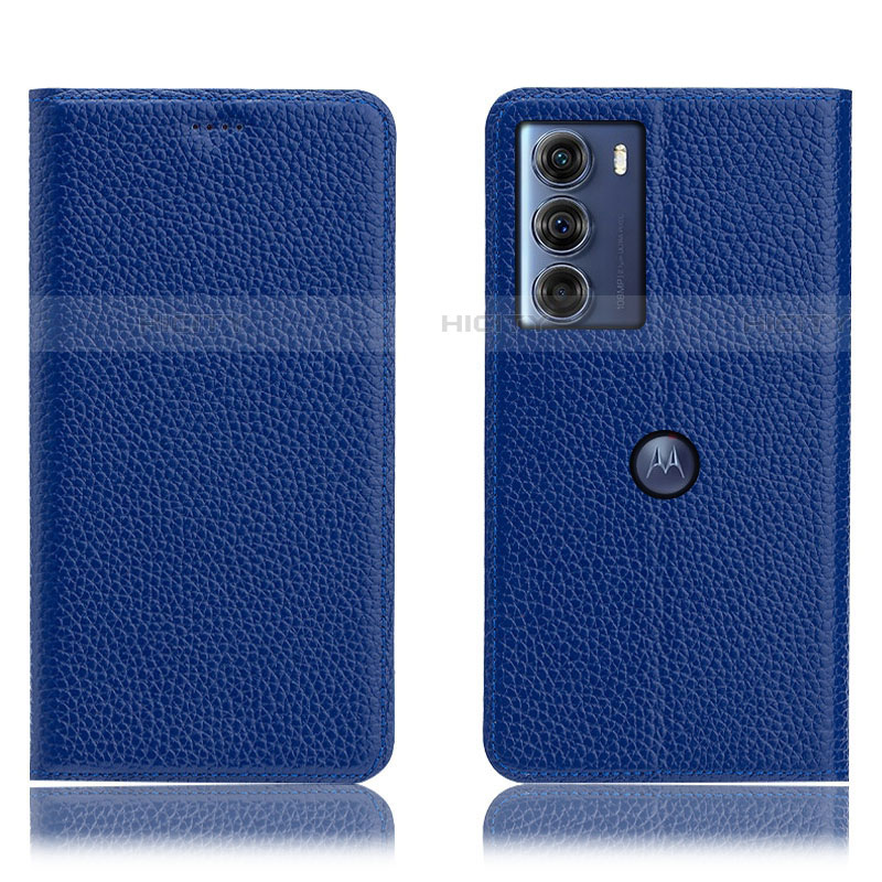 Custodia Portafoglio In Pelle Cover con Supporto H02P per Motorola Moto G200 5G