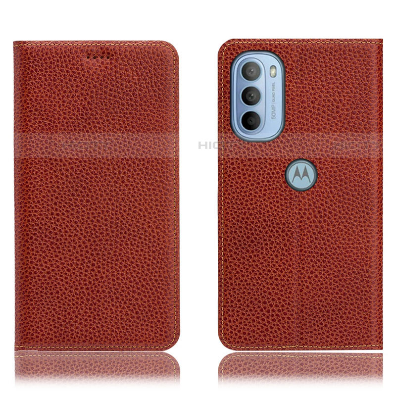 Custodia Portafoglio In Pelle Cover con Supporto H02P per Motorola Moto G41