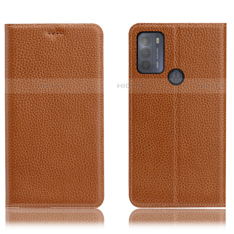 Custodia Portafoglio In Pelle Cover con Supporto H02P per Motorola Moto G50