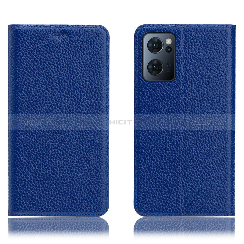 Custodia Portafoglio In Pelle Cover con Supporto H02P per OnePlus Nord CE 2 5G Blu