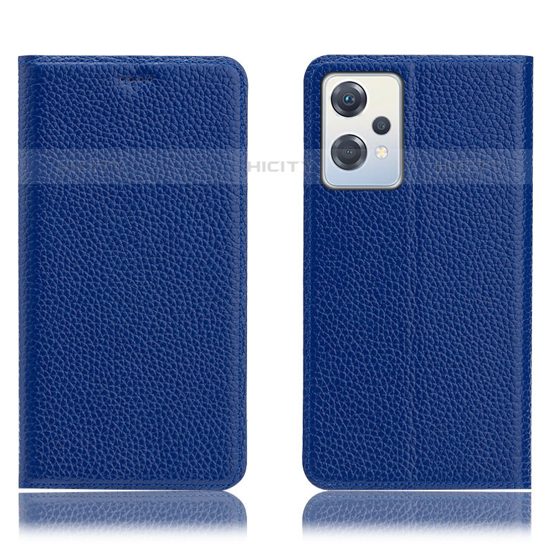 Custodia Portafoglio In Pelle Cover con Supporto H02P per OnePlus Nord CE 2 Lite 5G Blu