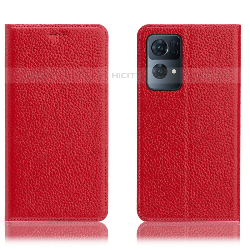 Custodia Portafoglio In Pelle Cover con Supporto H02P per Oppo Reno7 Pro 5G