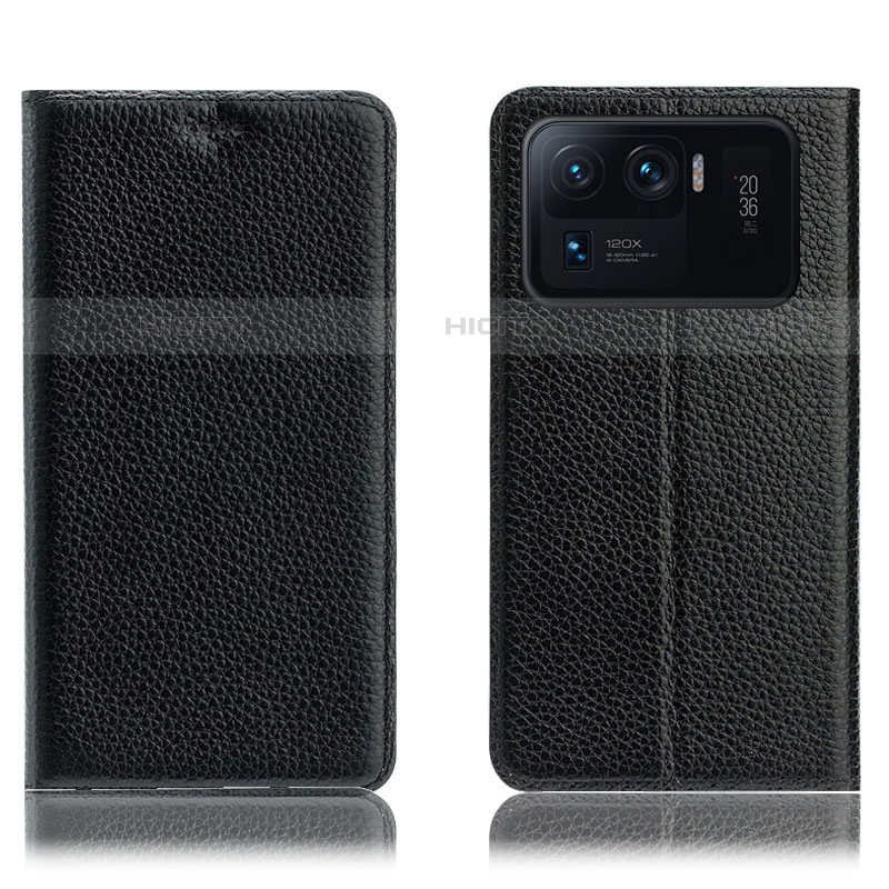 Custodia Portafoglio In Pelle Cover con Supporto H02P per Xiaomi Mi 11 Ultra 5G Nero