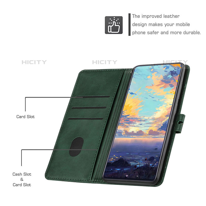 Custodia Portafoglio In Pelle Cover con Supporto H02X per Oppo Reno5 Z 5G