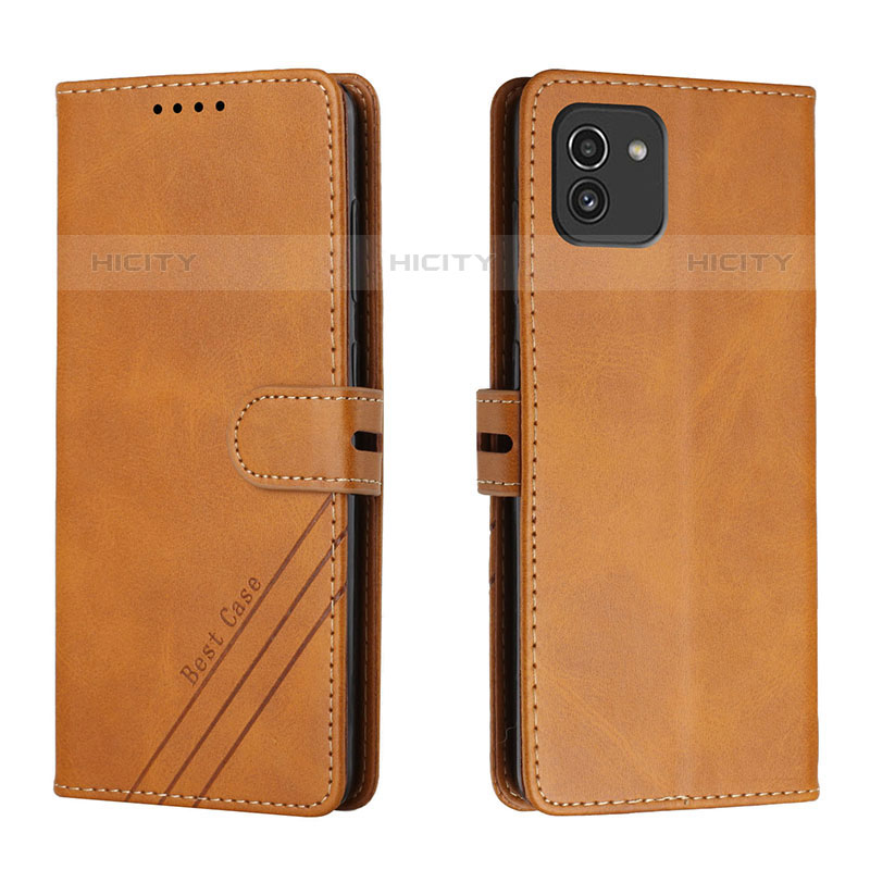 Custodia Portafoglio In Pelle Cover con Supporto H02X per Samsung Galaxy A03