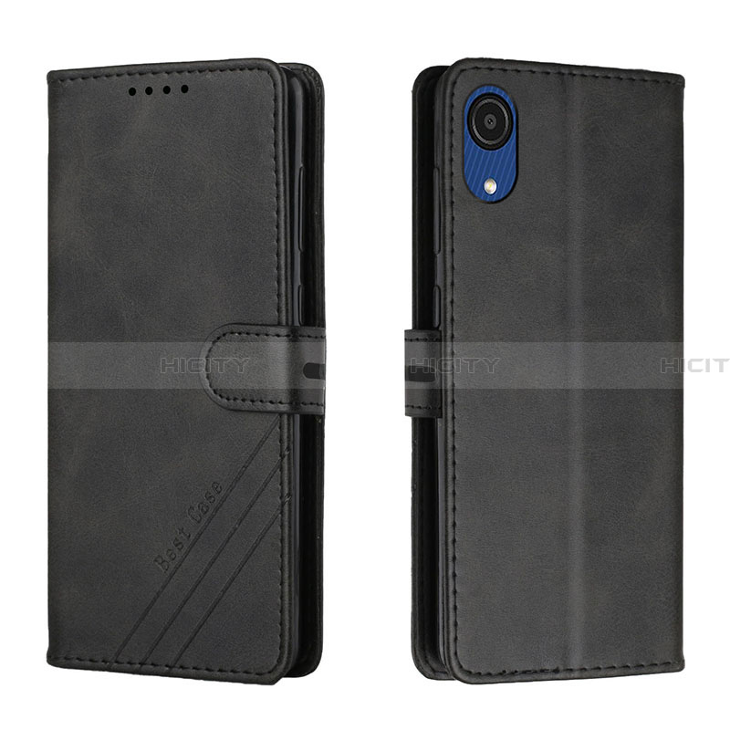 Custodia Portafoglio In Pelle Cover con Supporto H02X per Samsung Galaxy A03 Core