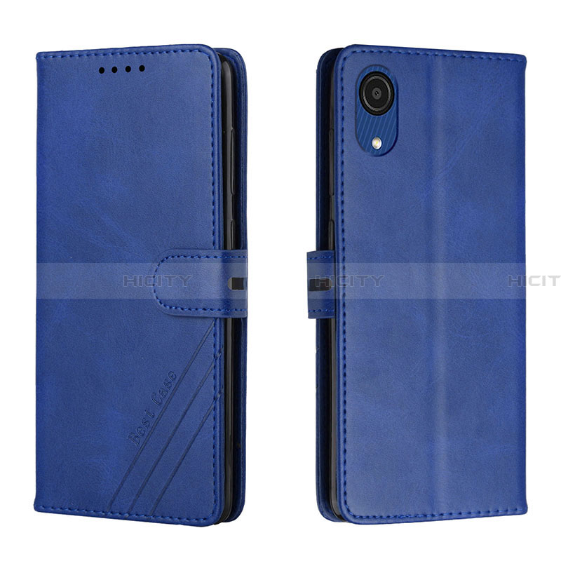 Custodia Portafoglio In Pelle Cover con Supporto H02X per Samsung Galaxy A03 Core