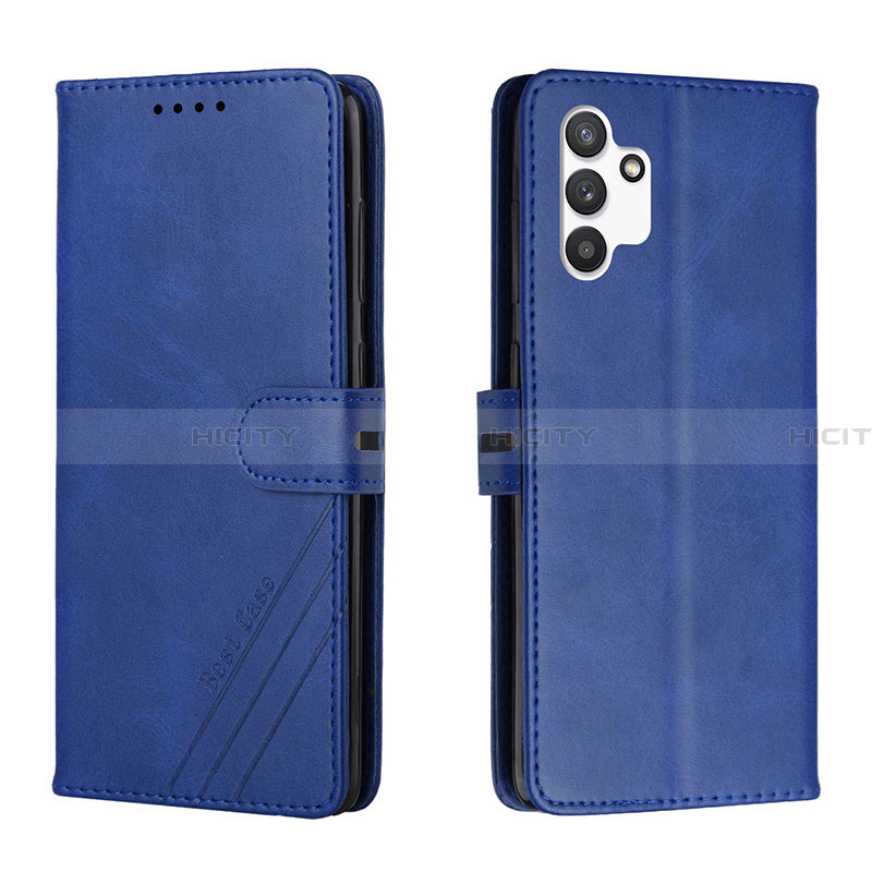 Custodia Portafoglio In Pelle Cover con Supporto H02X per Samsung Galaxy A13 4G Blu