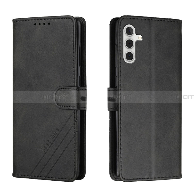 Custodia Portafoglio In Pelle Cover con Supporto H02X per Samsung Galaxy A13 5G Nero