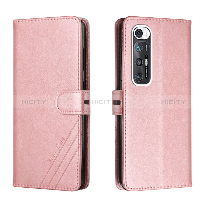 Custodia Portafoglio In Pelle Cover con Supporto H02X per Xiaomi Mi 10S 5G Oro Rosa