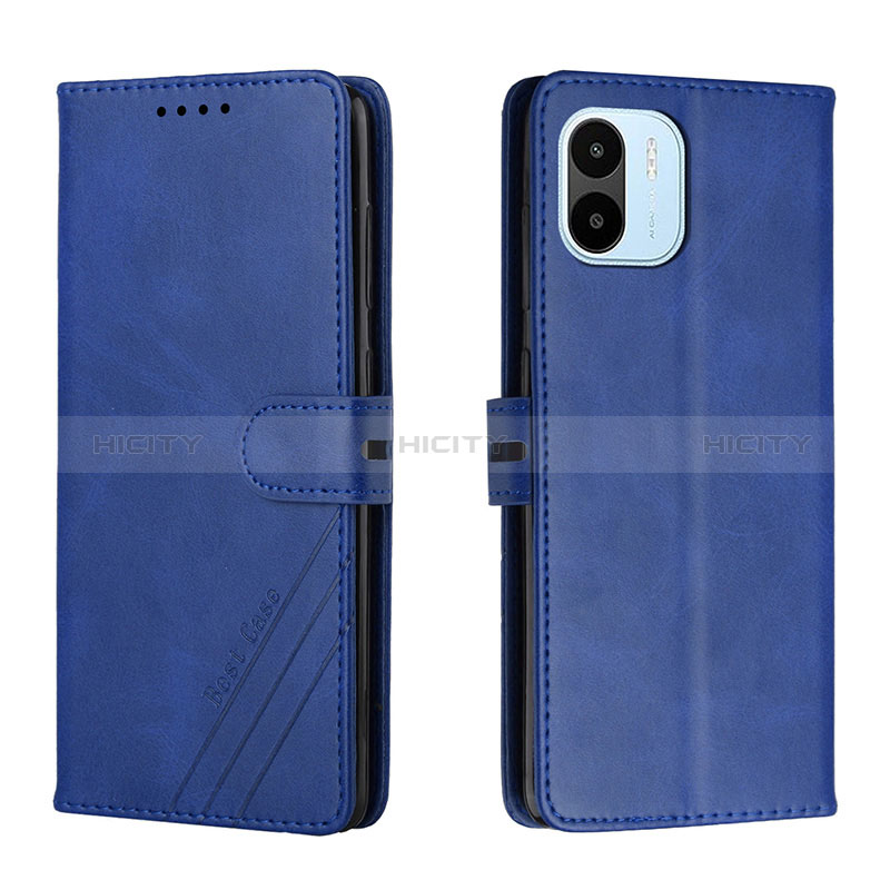 Custodia Portafoglio In Pelle Cover con Supporto H02X per Xiaomi Poco C50 Blu