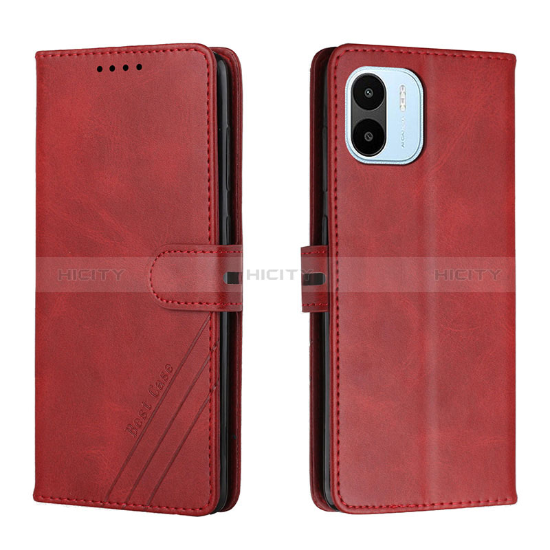 Custodia Portafoglio In Pelle Cover con Supporto H02X per Xiaomi Poco C50 Rosso