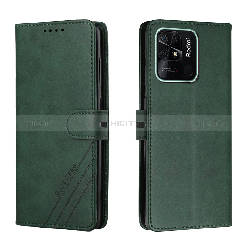 Custodia Portafoglio In Pelle Cover con Supporto H02X per Xiaomi Redmi 10 India