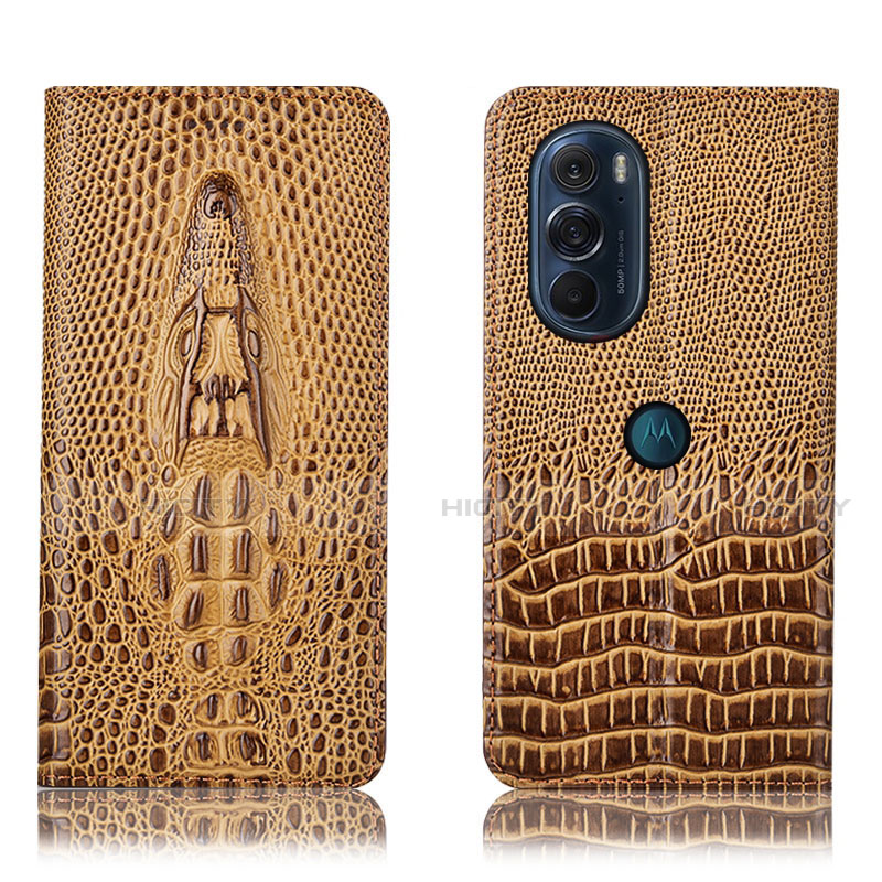 Custodia Portafoglio In Pelle Cover con Supporto H03P per Motorola Moto Edge 30 Pro 5G