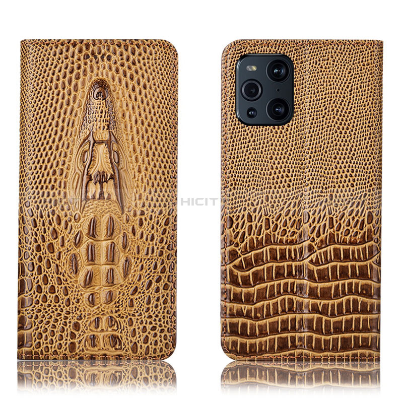 Custodia Portafoglio In Pelle Cover con Supporto H03P per Oppo Find X3 5G