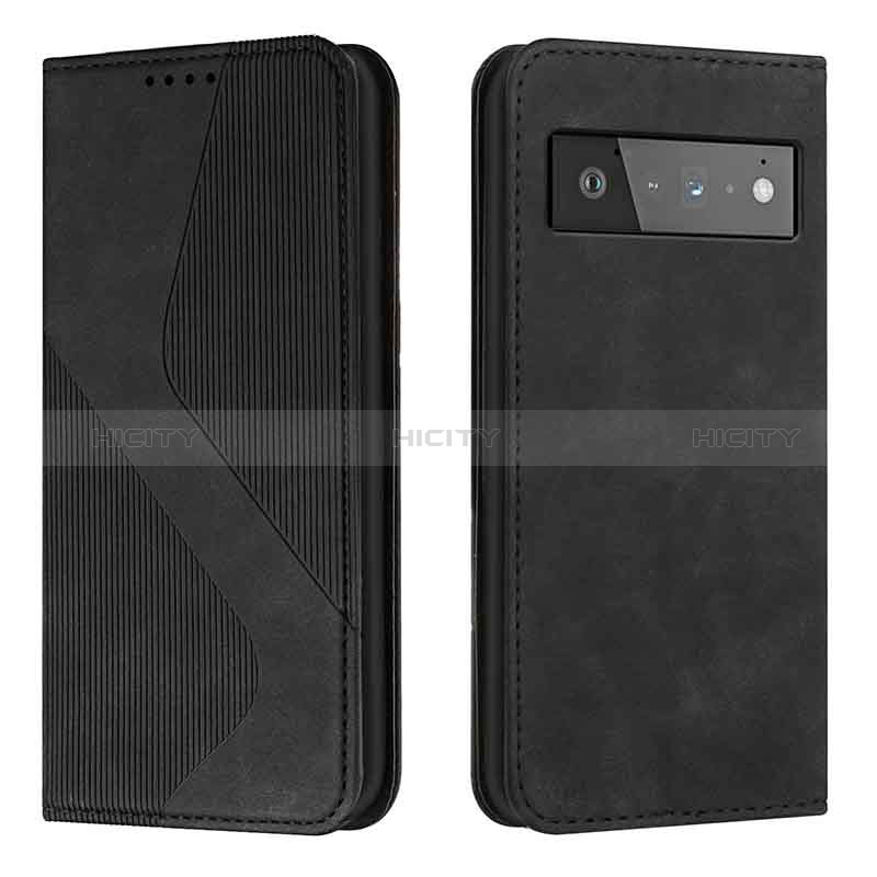 Custodia Portafoglio In Pelle Cover con Supporto H03X per Google Pixel 6 5G