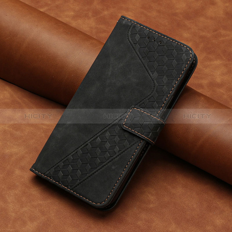 Custodia Portafoglio In Pelle Cover con Supporto H03X per Huawei Honor X7 Nero