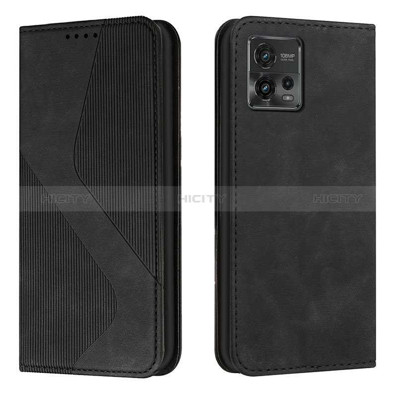 Custodia Portafoglio In Pelle Cover con Supporto H03X per Motorola Moto G72