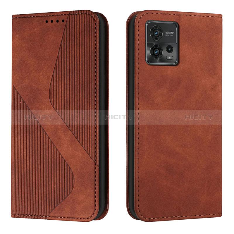 Custodia Portafoglio In Pelle Cover con Supporto H03X per Motorola Moto G72