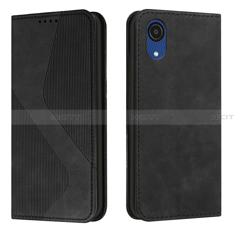 Custodia Portafoglio In Pelle Cover con Supporto H03X per Samsung Galaxy A03 Core