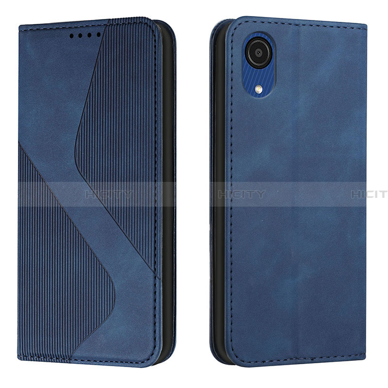 Custodia Portafoglio In Pelle Cover con Supporto H03X per Samsung Galaxy A03 Core