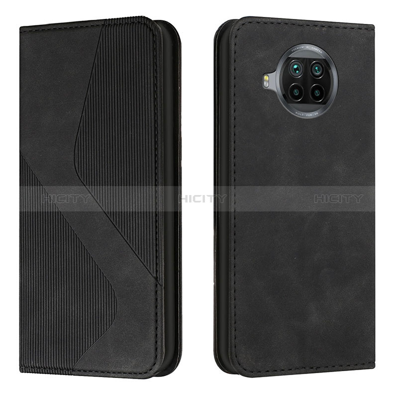 Custodia Portafoglio In Pelle Cover con Supporto H03X per Xiaomi Mi 10i 5G Nero