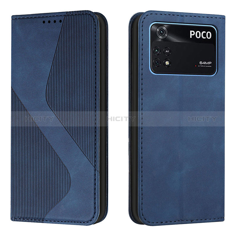 Custodia Portafoglio In Pelle Cover con Supporto H03X per Xiaomi Poco M4 Pro 4G