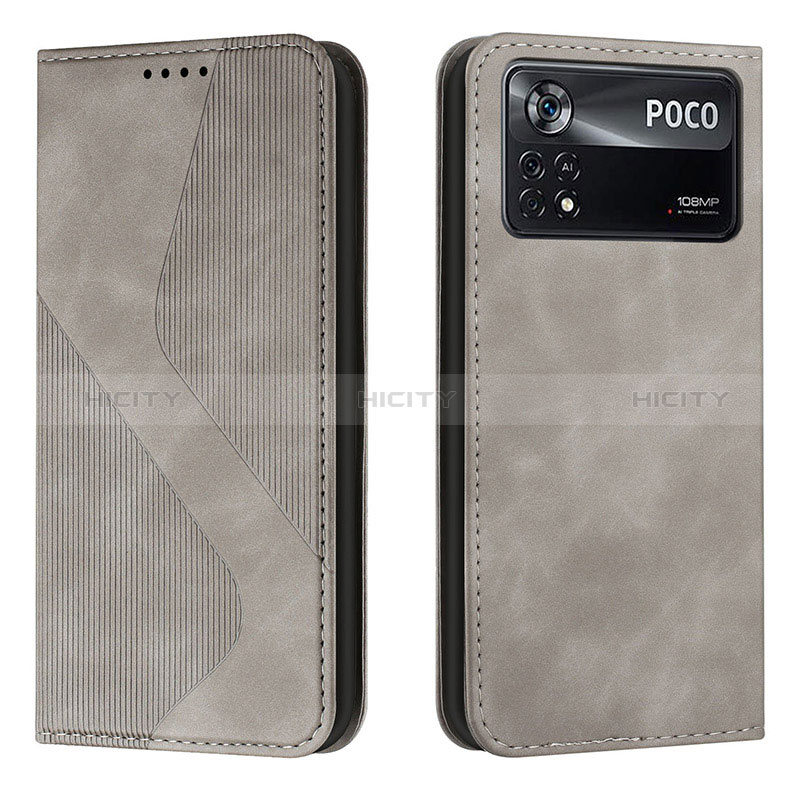 Custodia Portafoglio In Pelle Cover con Supporto H03X per Xiaomi Poco X4 Pro 5G