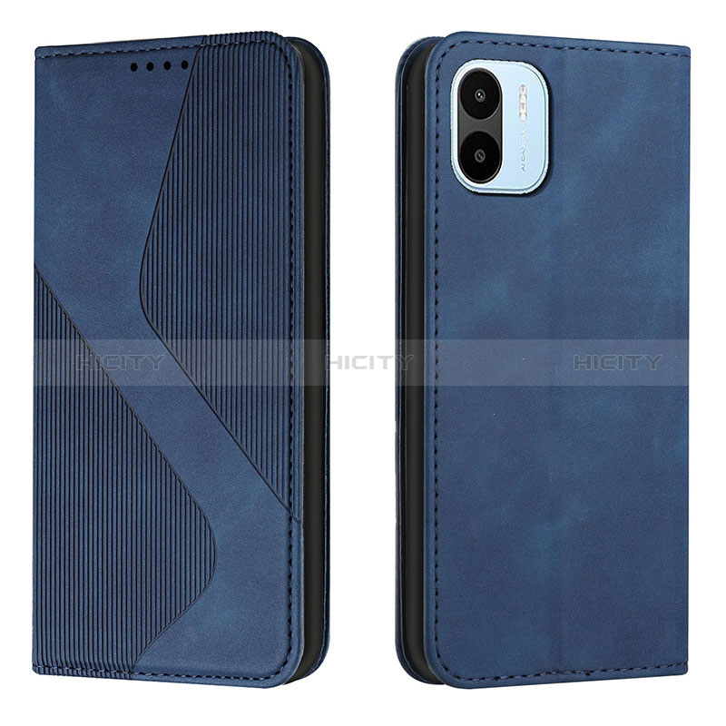 Custodia Portafoglio In Pelle Cover con Supporto H03X per Xiaomi Redmi A2 Blu