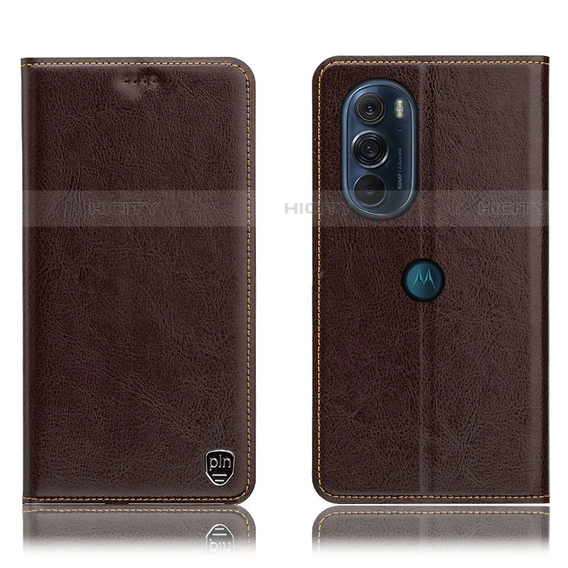 Custodia Portafoglio In Pelle Cover con Supporto H04P per Motorola Moto Edge X30 5G