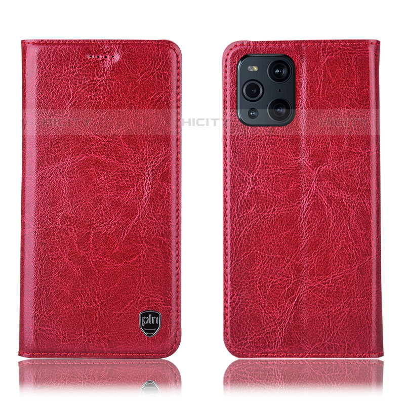 Custodia Portafoglio In Pelle Cover con Supporto H04P per Oppo Find X3 Pro 5G