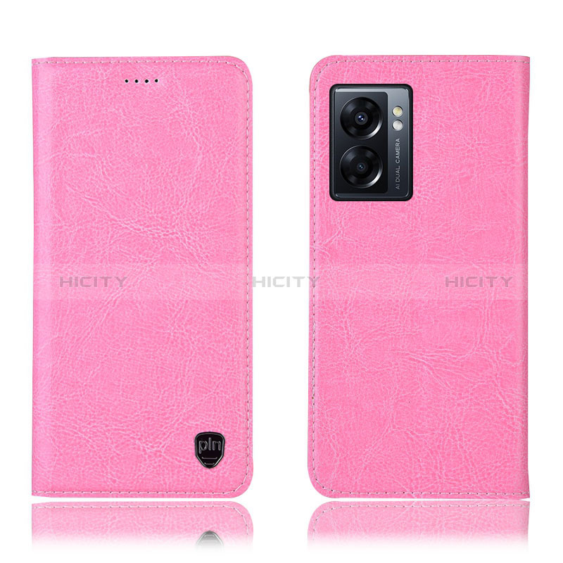 Custodia Portafoglio In Pelle Cover con Supporto H04P per Realme V23i 5G Rosa