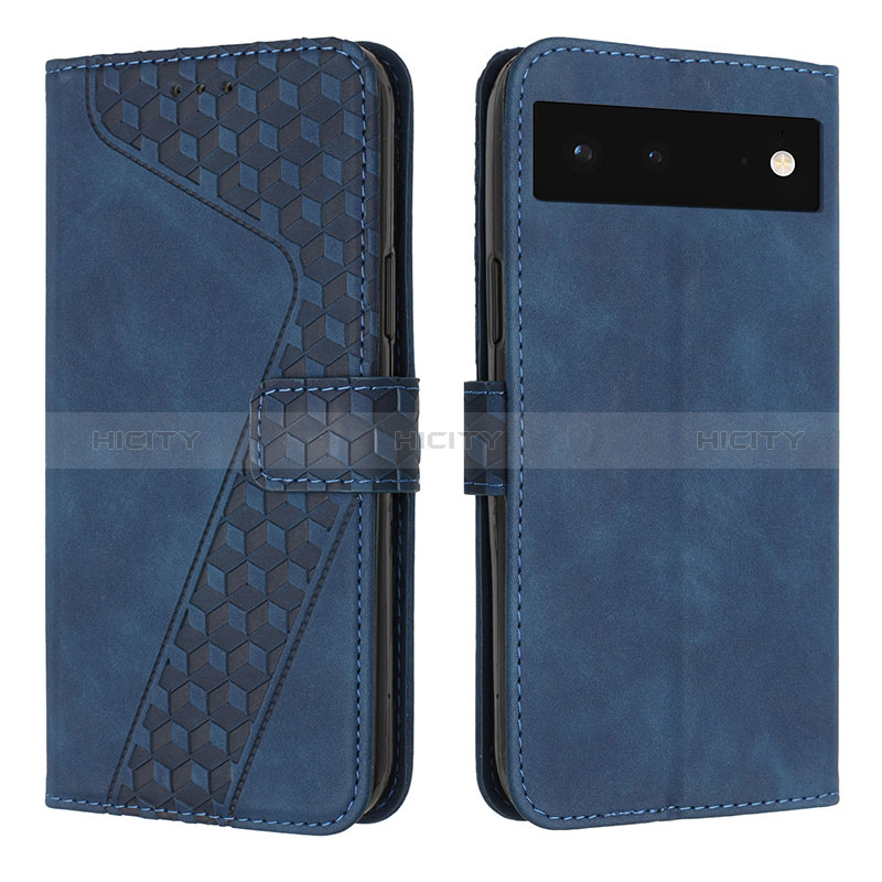 Custodia Portafoglio In Pelle Cover con Supporto H04X per Google Pixel 6 5G