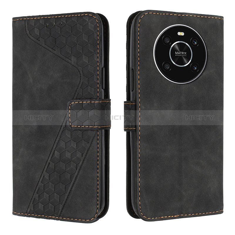 Custodia Portafoglio In Pelle Cover con Supporto H04X per Huawei Honor Magic4 Lite 4G Nero